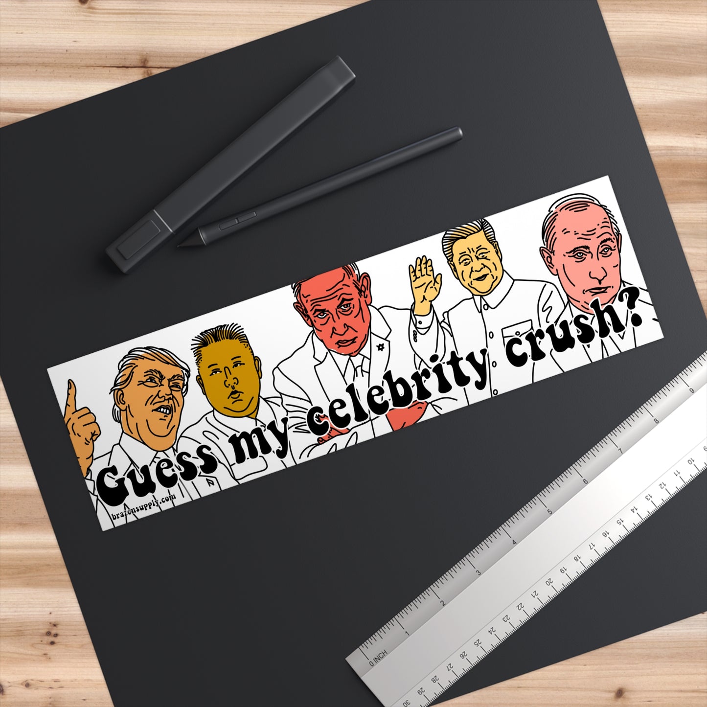 THE MT. CRUSHMORE STICKER