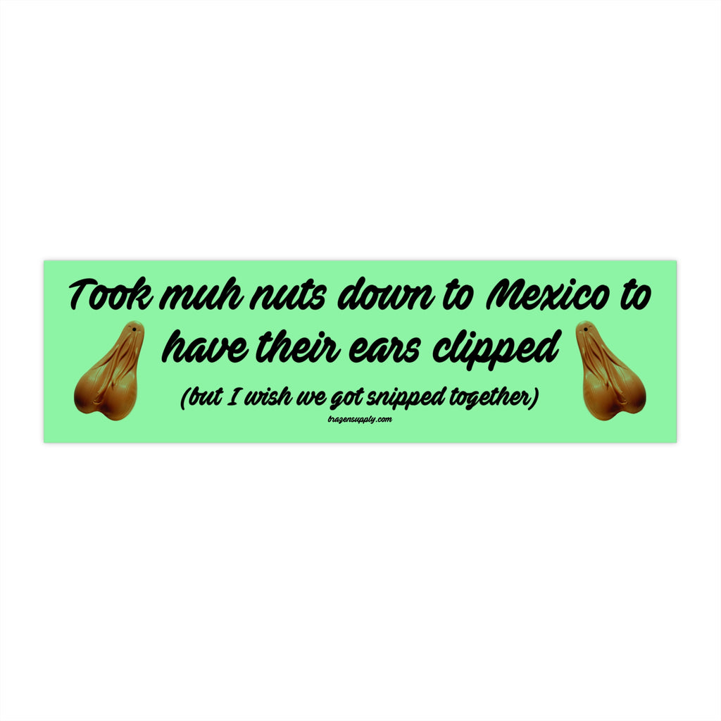 THE VASECTOMY STICKER