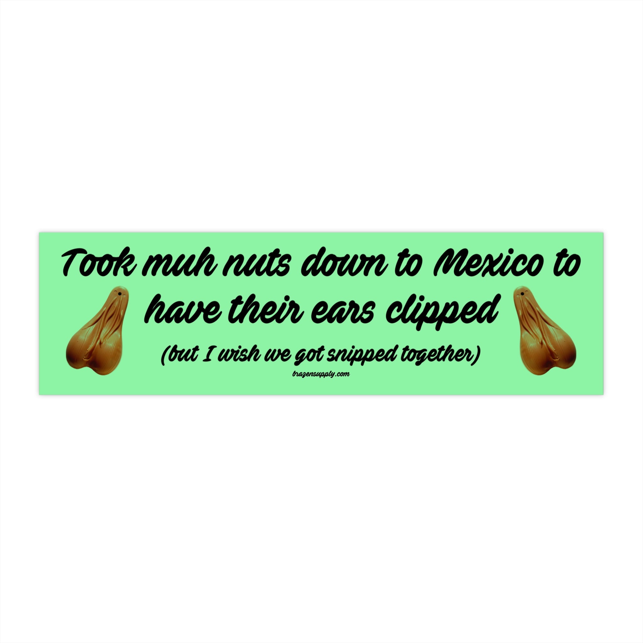 THE VASECTOMY STICKER