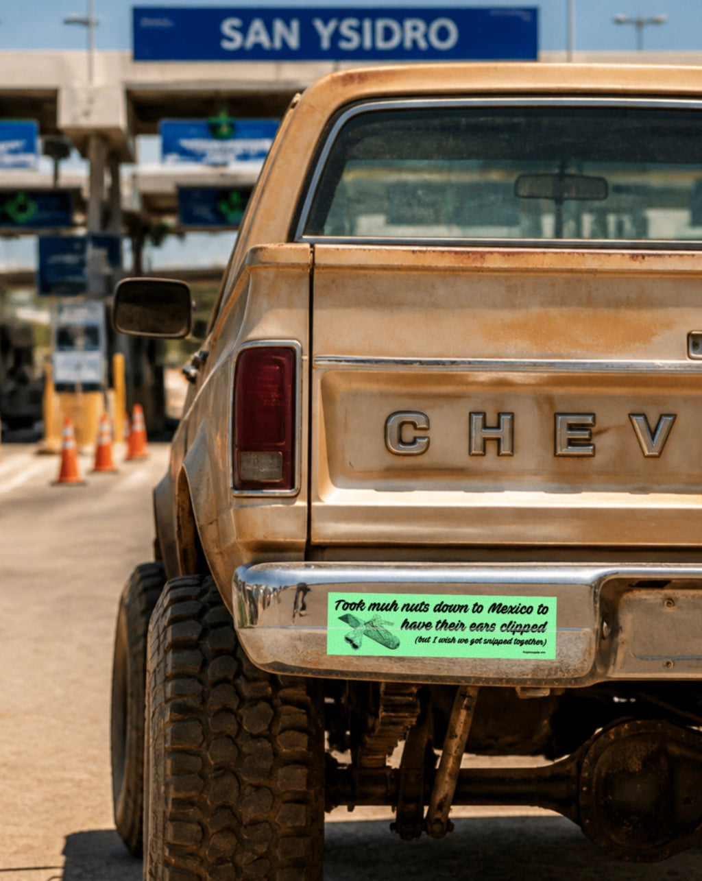 THE VASECTOMY STICKER