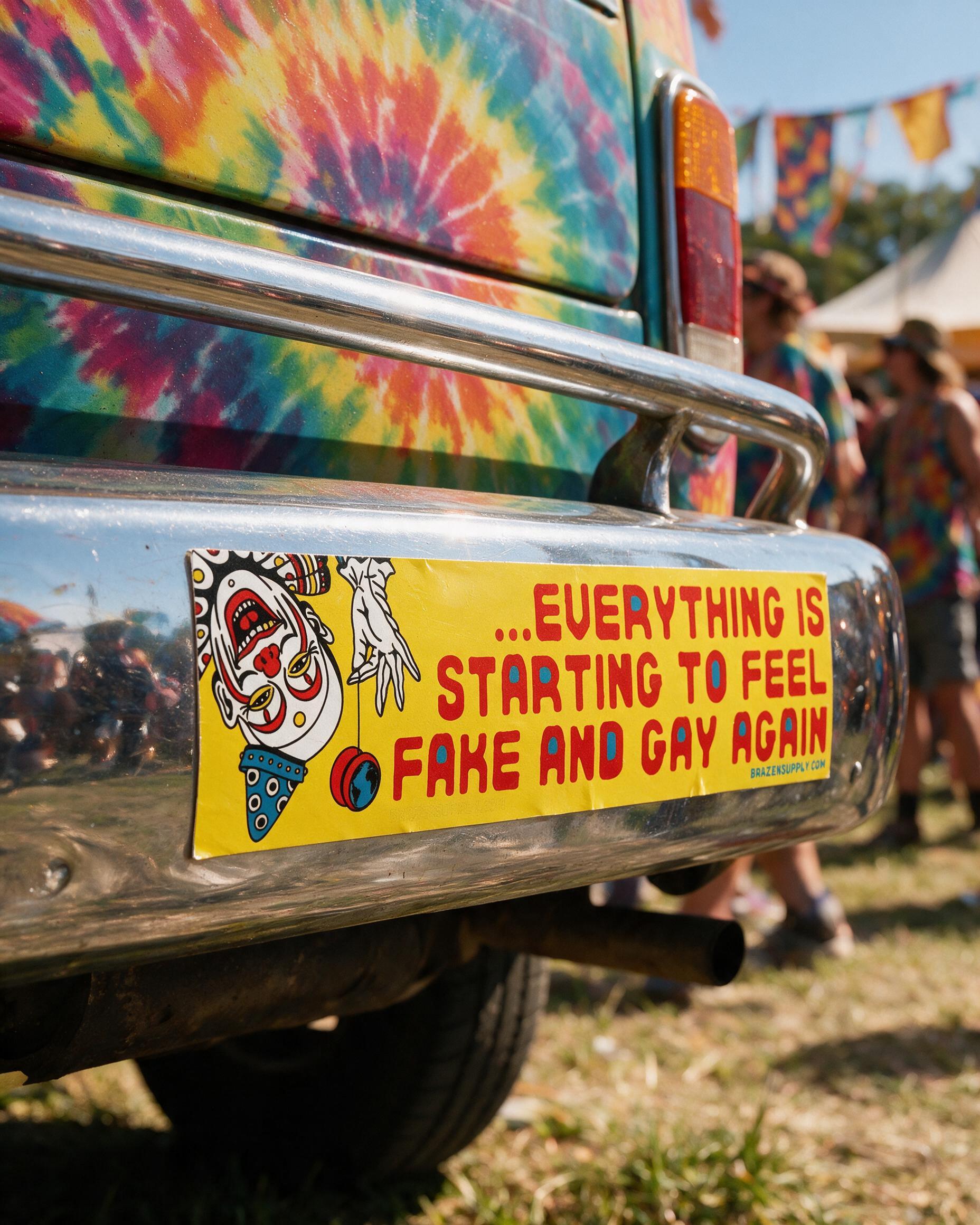 THE CLOWN WORLD STICKER