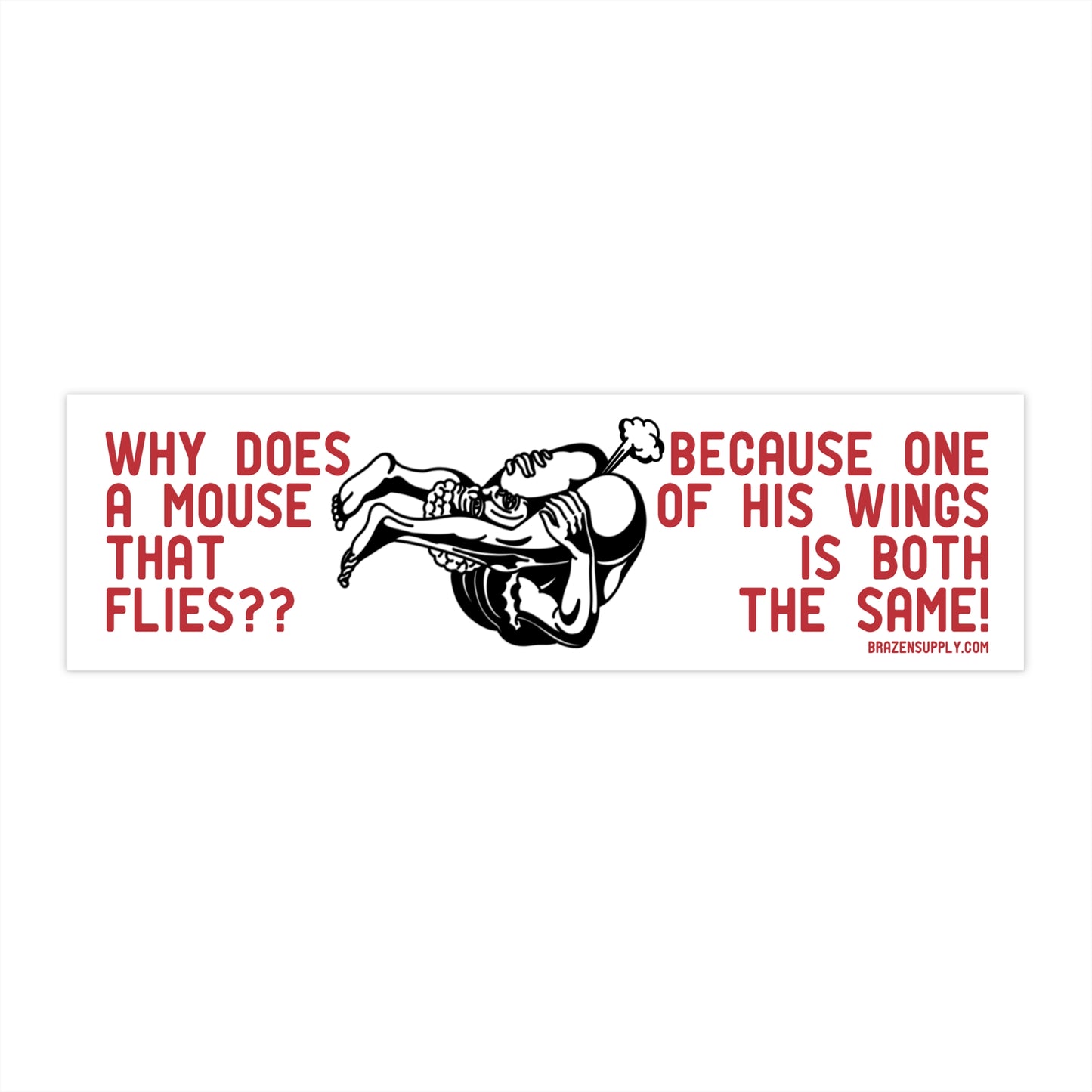 THE UNREADABLE STICKER