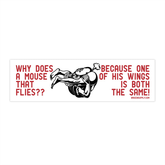 THE UNREADABLE STICKER