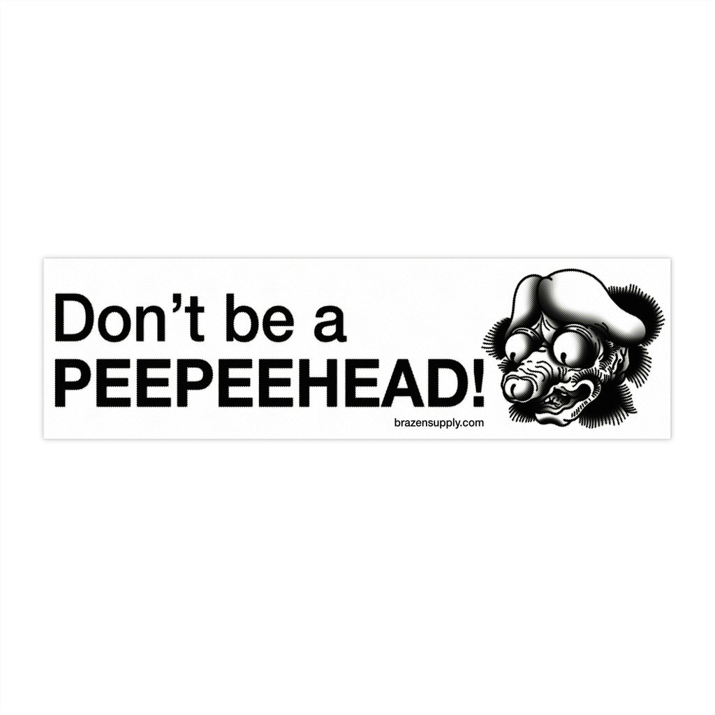 THE PEEPEEHEAD STICKER